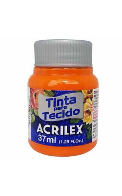 TINTA TECIDO FOSCA 37 ML LARANJA ACRILEX